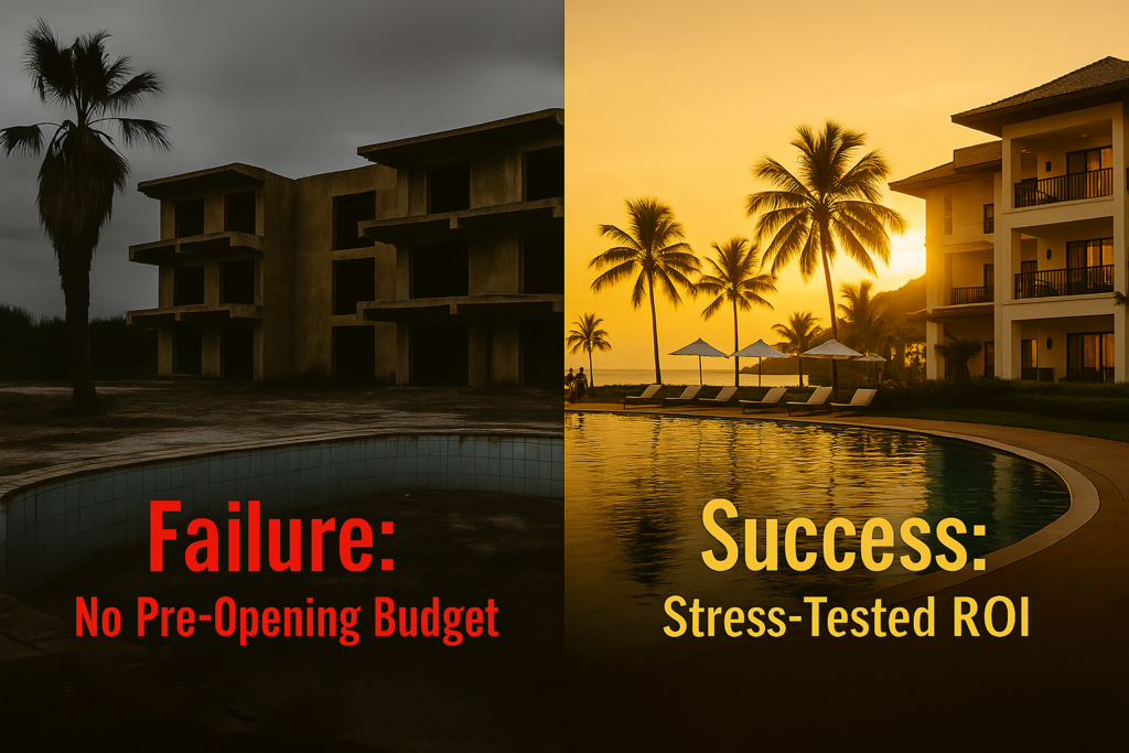 Comparison of failed and successful hospitality ROI models