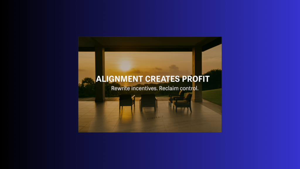 Hotel management contract misalignment hero image — owner vs operator incentives on contract page