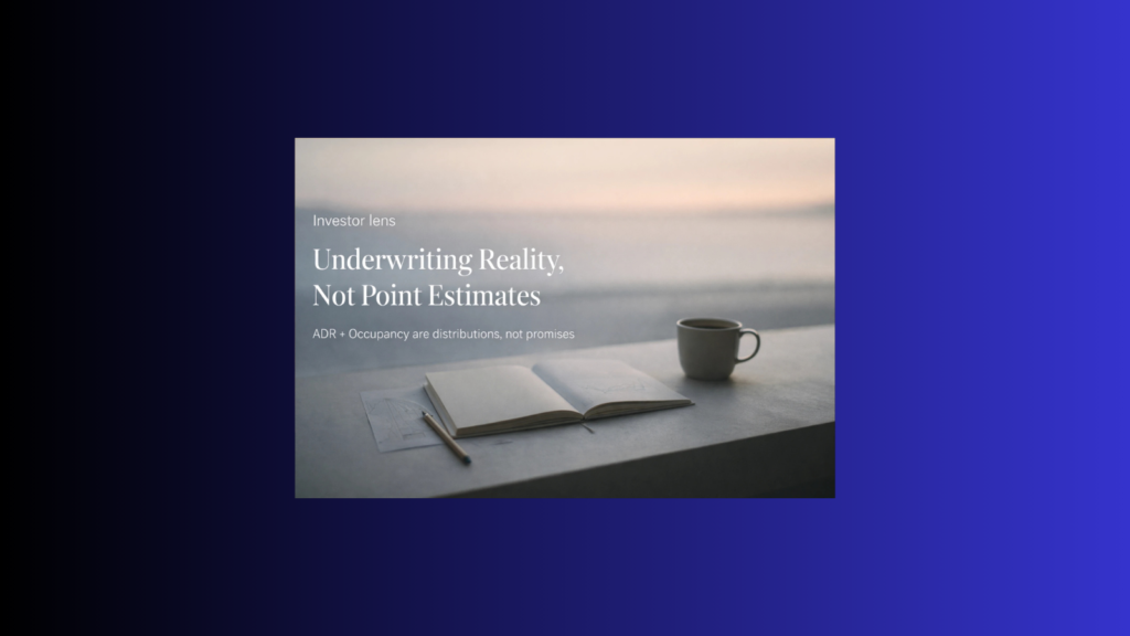 Hotel feasibility study is wrong — ADR and occupancy risk in investor underwriting