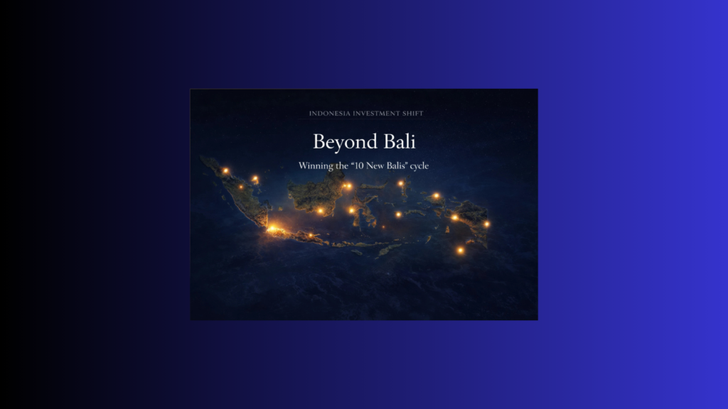 Indonesia map visual showing capital flows shaping Indonesia emerging destination hotel investment beyond Bali.